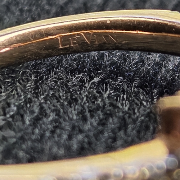 LeVian 14k Amethyst And Blue Topaz Ring Sz 7 - Picture 6 of 11